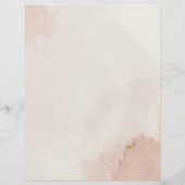 パステル ダスティ ピンク & ゴールドの価格とサービス チラシ (裏面)