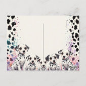 パステル ダルメシアン スポットタキュラー サンクス ポストカード (裏面)