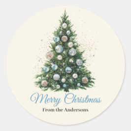パステル ディスコボール オーナメント クリスマスツリー カスタムデザイン ラウンドシール