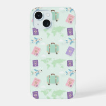 パステル トラベル アクセサリー ドゥードル iPhoneケース – カット