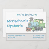 パステル トレイン アップシャーリン 招待状 (正面/裏面)