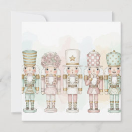 パステル ナッツクラッカー おもちゃ コレクション 水彩カード シーズンカード