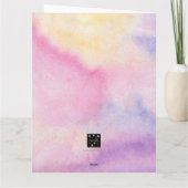 パステル バレンタイン カード (裏面)