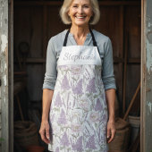 パステル ピオニー ラベンダー ライラック エプロン