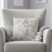 パステル ピオニー ラベンダー ライラック クッション