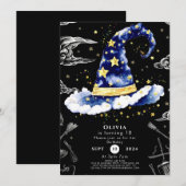 パステル ファン ウィムジカル ウィザード バースデー 招待状 (正面/裏面)