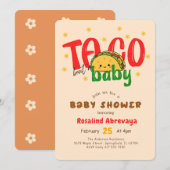 パステル フェスタ メキシカンタコベイビーシャワー 招待状 (正面/裏面)