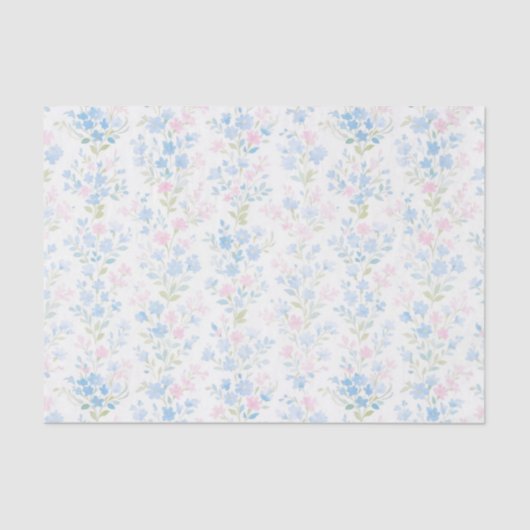 パステル フラワーデコパージュ ティッシュペーパー 薄葉紙 (正面)