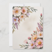 パステル フラワーハッピー マザーズデー シーズンカード (裏面)