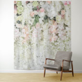 パステル フラワーリース ウェディング プロップ タペストリー (インサイチュ)