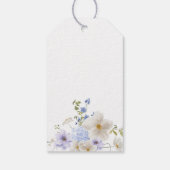 パステル フラワール  サンクス ギフトタグ (裏面)