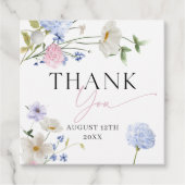 パステル フラワール サンクス フェイバータグ (正面)