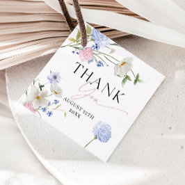 パステル フラワール サンクス フェイバータグ