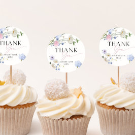 パステル フラワール サンクス ラウンドシール