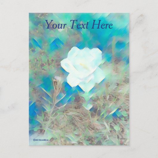 パステル フラワー ポストカード (正面)