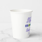 パステル フレンチ マカロン クッキー パイ 生涯結婚記念日 紙コップ (右)