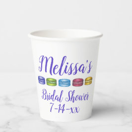 パステル フレンチ マカロン クッキー パイ 生涯結婚記念日 紙コップ