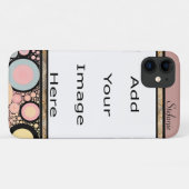 パステル&ブラックサーク縁どル Case-Mate iPhoneケース (裏面(横))