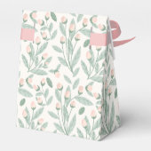 パステル ブラッシュ ピンク フラワー ブライダル フェイバーボックス (裏面サイド)