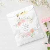 パステル ブラッシュ ブライダル シャワー フェイバーバッグ 愛は甘い (封をした状態)