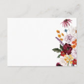 パステル&ブルゴーニュ開花モダンフローラ詳細 エンクロージャーカード (裏面)