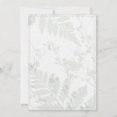 パステル ブルーム フラワープリント ベイビー イン ブルーム 招待状 (裏面)