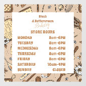 パステル・ベーカリー・ブランディング ウィンドウサイン (シート)