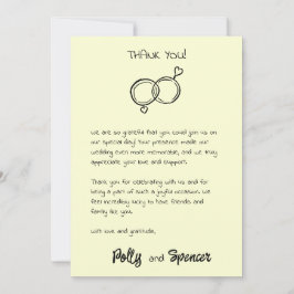 パステル ペンマンシップ 感謝カード バタークリーム 招待状