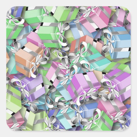 パステル ボックス ステッカー (正面)