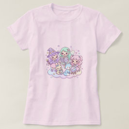 パステル・マジカル・フレンズTシャツ Tシャツ