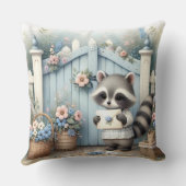 パステル ラクーン レター ガーデン クッション (裏面)