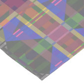 パステル レインボー カラフル ジオメトリック ショートテーブルランナー (コーナー)