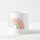 パステル レインボー コーヒーマグカップ (正面左)