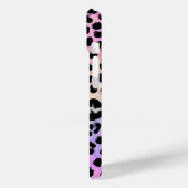 パステル レインボー ヒョウ柄 モノグラム Case-Mate iPhoneケース (裏面 / 左)