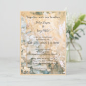 パステル ワイルドフラワー メドウ ウェディングの招待状 (スタンド正面)