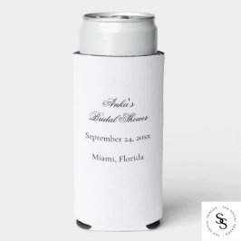 パステル ヴィンテージ フラワー ブライドメイド プロポーズ ギフト スリム缶クーラー