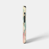 パステル ヴィンテージ ローズ iPhoneケース (左側面)