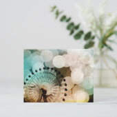 パステル《写真》ぼけ味ブルー観覧車カーニバル ポストカード (スタンド正面)