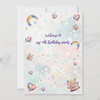 パステル 招待状