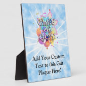 パステル、神の子 フォトプラーク (側面)