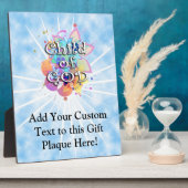 パステル、神の子 フォトプラーク (側面)