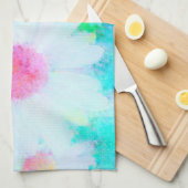 パステルA.I.エンハンスドフォトのデイジー キッチンタオル (四つ折り)