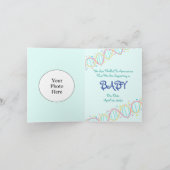 パステルDNA 赤ちゃんが生まれるよ フォトカード サンキューカード (内部)