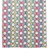 パステルMCMラカラフルイン シャワーカーテン (正面)