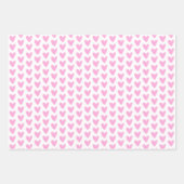 パステルw.ホワイトスターズ – カスタム子供の誕生日 ラッピングペーパーシート (正面3)