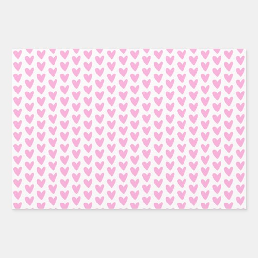 パステルw.ホワイトスターズ – カスタム子供の誕生日 ラッピングペーパーシート (正面3)