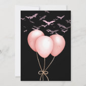 パステロウィーンクリエストツインズアダルトハローウィンパーティ 招待状 (裏面)