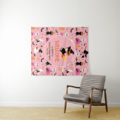 パステロウィーンパターンハローウィンパーティへようこそ タペストリー (インサイチュ(横))