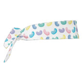 パステ数々のル – 色付きゼリー豆の柄のネクタイ タイヘッドバンド (回転270)