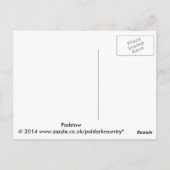 パストウコーンウォールイングランド ポストカード (裏面)